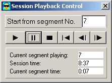 Session Playback Control